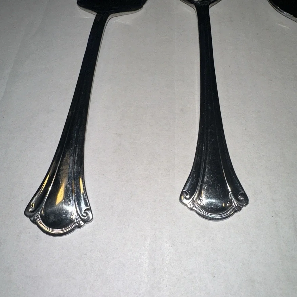 International RESPLENDENCE Stainless Lyon 18/10 Silverware Glossy Serving Set